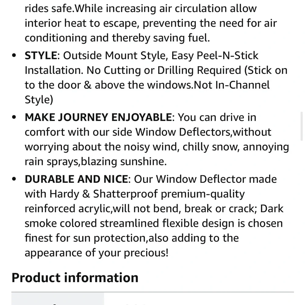 4pc Window Shade - Picture 6 of 7